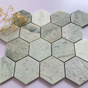 Mix Hexagonal Marble Mosaic Tiles