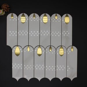 Candle Flame Marble Mosaic Tiles