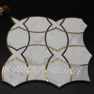 Circle Star Marble Mosaic Tiles