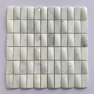 White Diamond Marble Mosaic Tiles