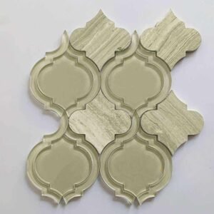 Glass Mix Lantern Marble Mosaic Tiles