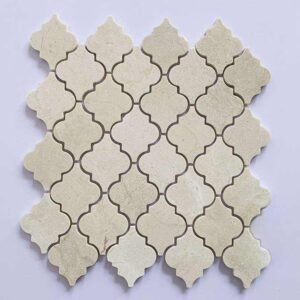 Lite Caramel Lantern Marble Mosaic Tiles