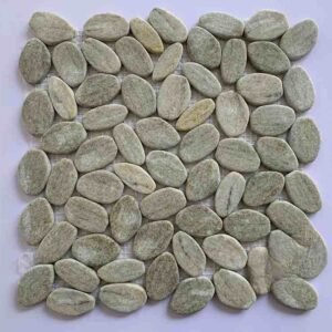 Caramel Pebble Marble Mosaic Tiles