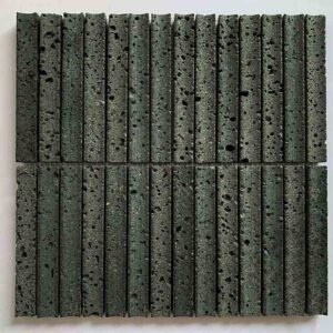 Cheese Textured Pencil Marble Mosaic Tiles